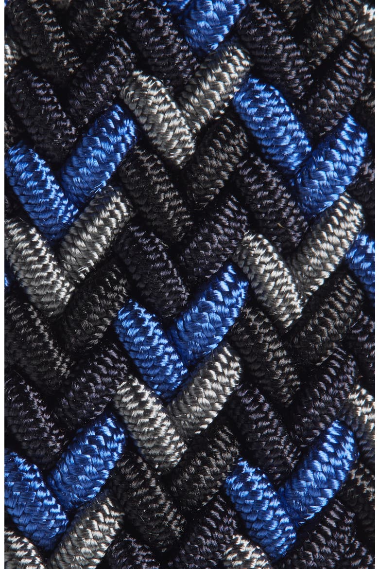 Woven Multicolor Belt, Alternate, color, BLUE/ BLACK MULTI