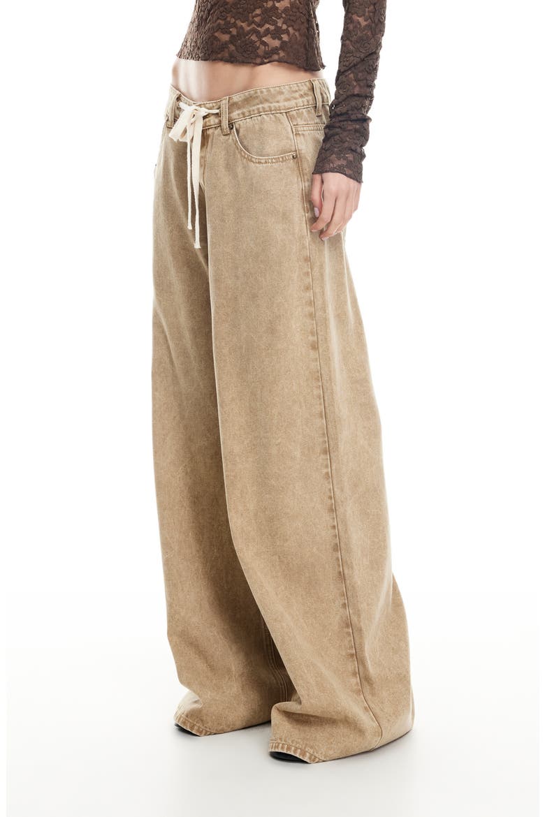 Muse Baggy Jeans, Alternate, color, CAMEL