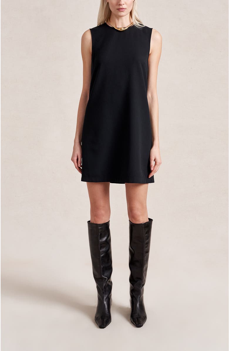 La Ligne Maxime Mini Dress, Main, color, Black