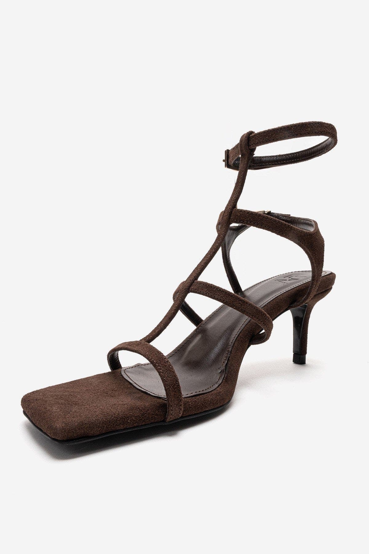 Viento Stiletto Sandal, Alternate, color, Brown Suede