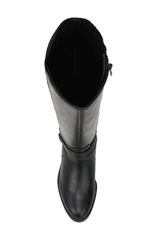 Lifestride Brighton Round Toe Tall Boots In Black