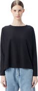 GOBI Mongolian Cashmere Boatneck Cotton Silk Cashmere Blend Sweater