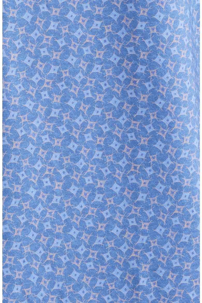 Jimmy OoohCotton® Abstract Print Button-Up Shirt, Alternate, color, COBALT