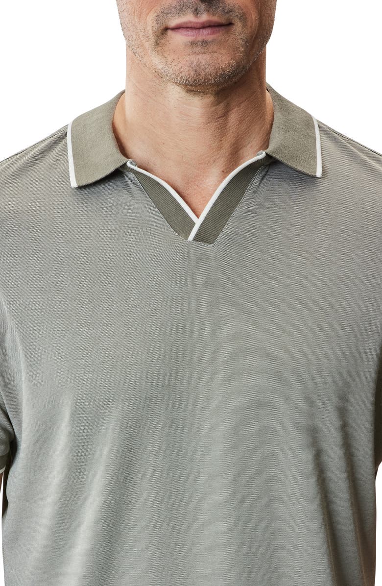 Robert Barakett Northpark Johnny Collar Polo, Alternate, color, Olive