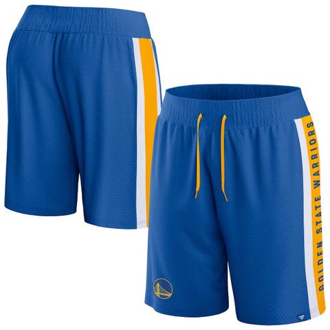 Men's Fanatics Branded Royal Golden State Warriors Referee Iconic Mesh Shorts