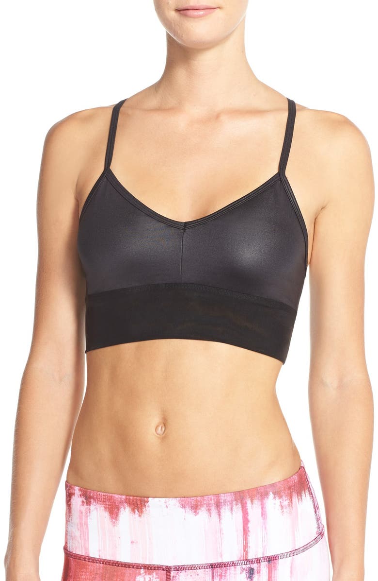 Alo 'Aria' Cross-Back Sports Bra, Main, color, 