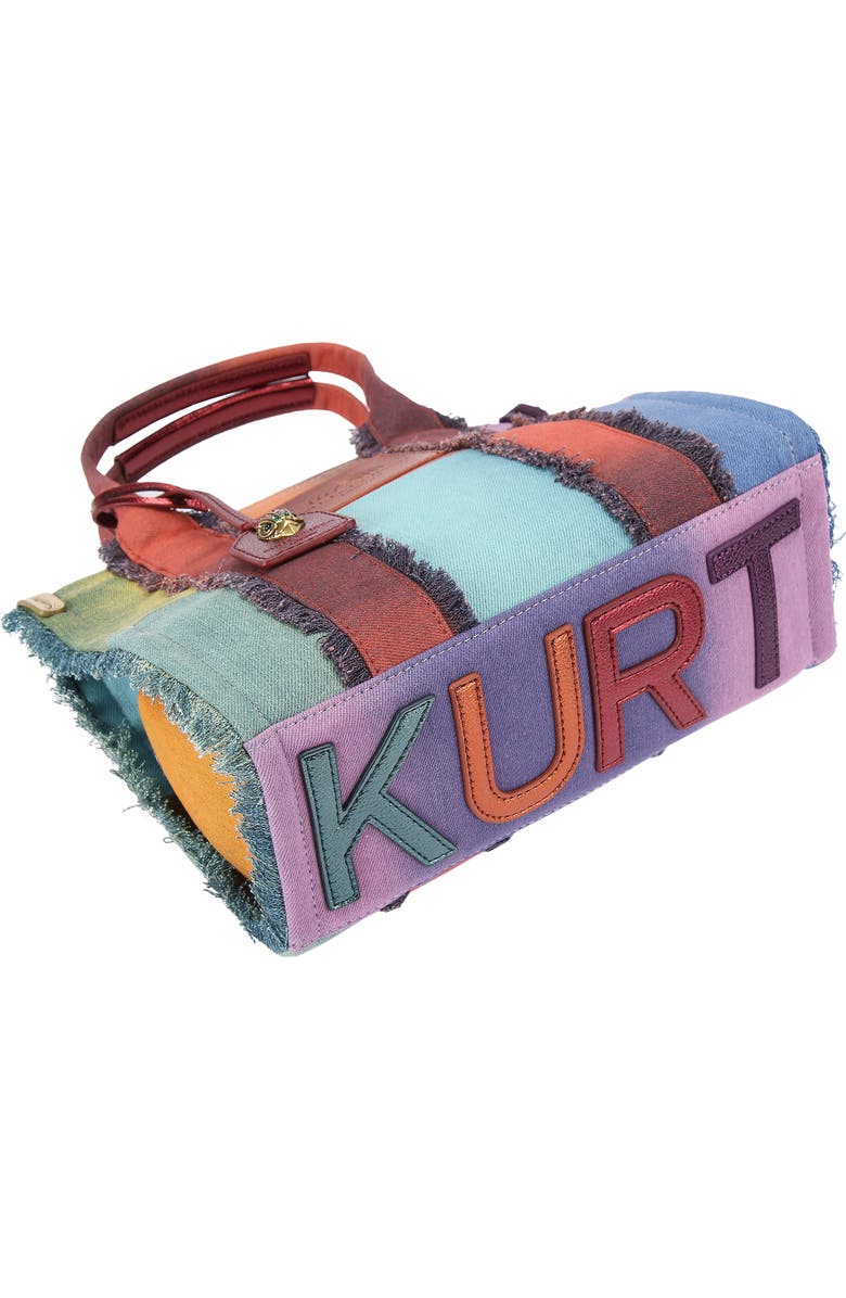 Kurt Geiger London Small Southbank Patchwork Denim Tote, Alternate, color,