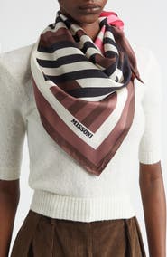 Missoni Zigzag Print Silk Square Scarf