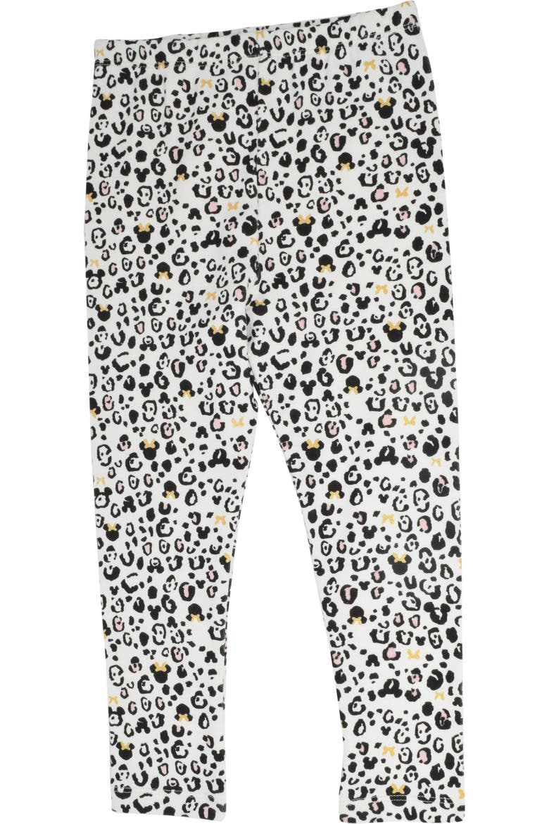 Minnie Mouse Glitter 2-Piece Tee and Leggings Set, Alternate, color, Pink Leopard Print