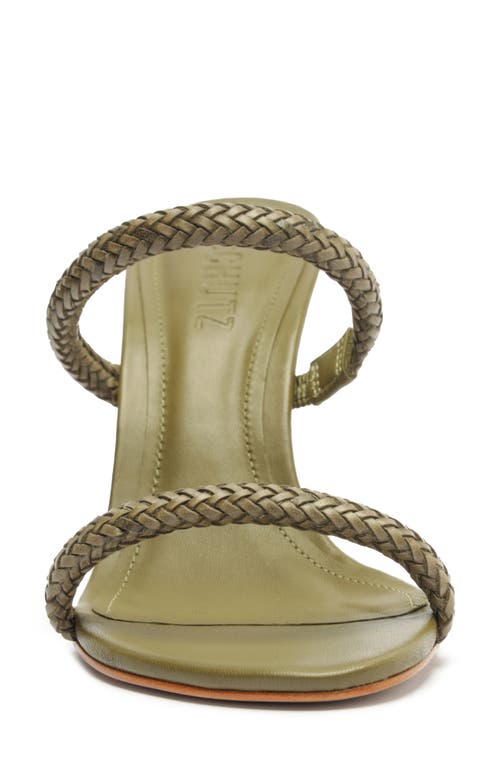 SCHUTZ SCHUTZ TALIAH WOVEN STRAP SLIDE SANDAL
