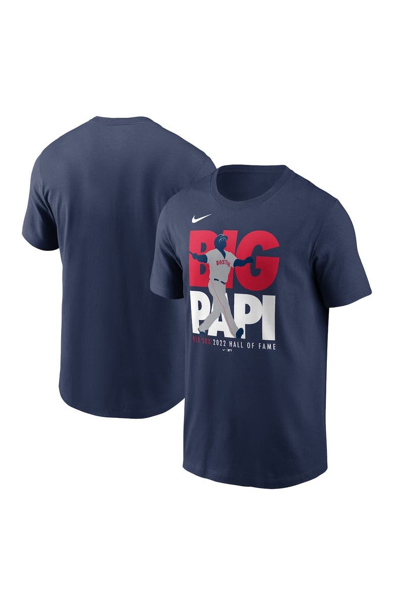 Nike Men's Nike David Ortiz Navy Boston Red Sox 2022 Hall of Fame Essential T-Shirt, Main, color, Navy