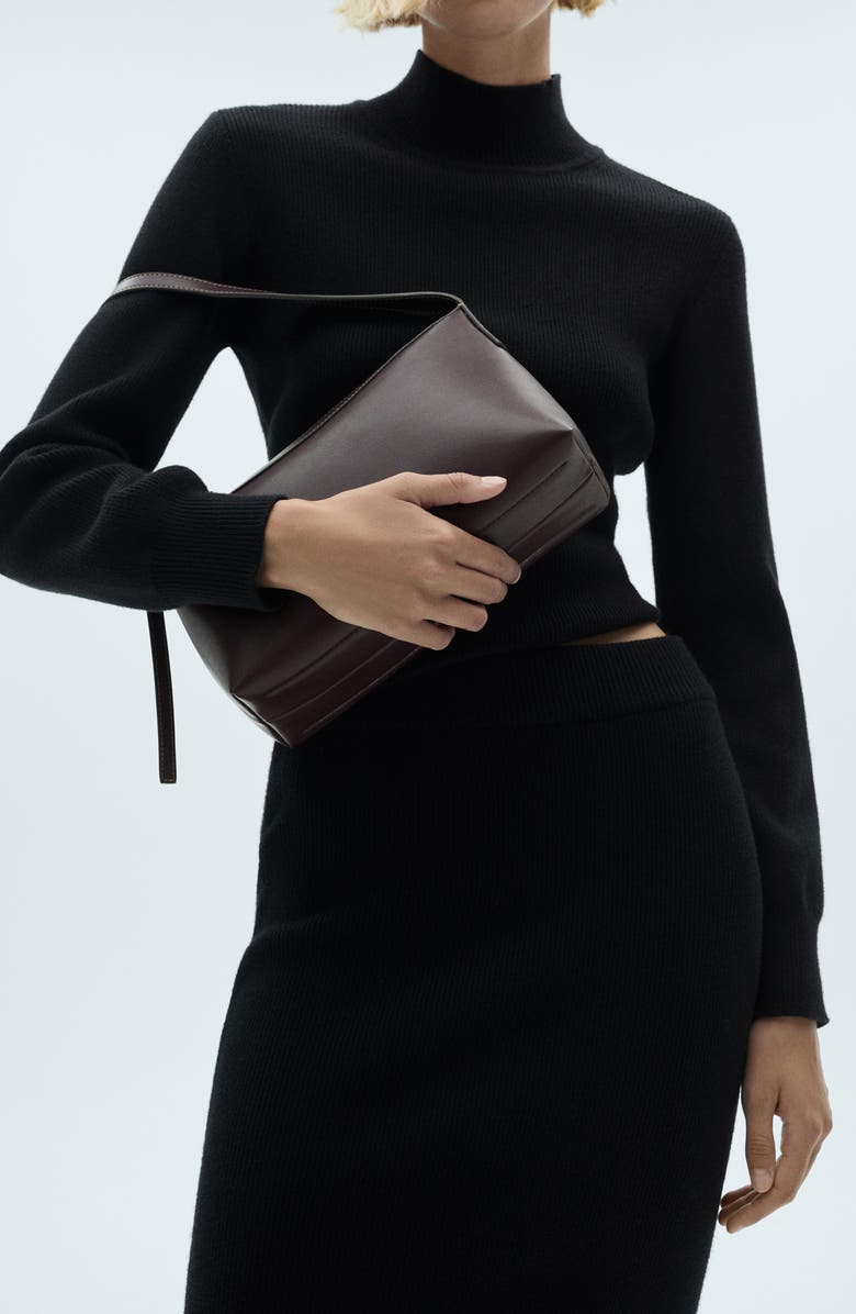 MANGO Rib Midi Skirt, Alternate, color, 