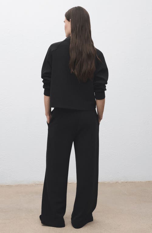 Mango Drawstring Straight Leg Pants In Multi