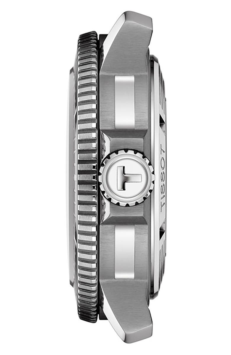 Tissot Seastar 2000 Professional Powermatic 80 Bracelet Watch, 46mm, Alternate, color, Blue Gradient