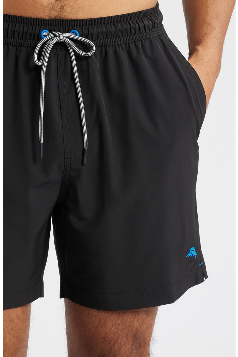 Naples Valley 5.25-Inch Swim Trunks, Alternate, color, BLACK