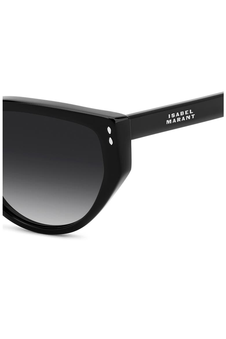 59mm Cat Eye Sunglasses, Alternate, color, BLACK