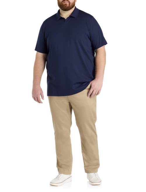 OAK HILL BY DXL OAK HILL BY DXL BIG & TALL 37.5® TECHNOLOGY NOTCHED PERFORMANCE POLO SHIRT