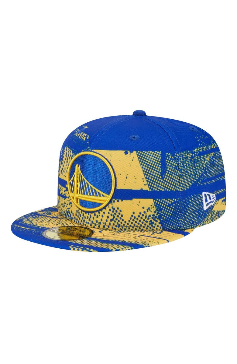 New Era Men's New Era Royal Golden State Warriors Tip-Off 59FIFTY Fitted Hat, Main, color, 