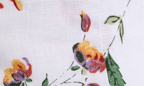 Reformation Viola Linen Button-up Top In White