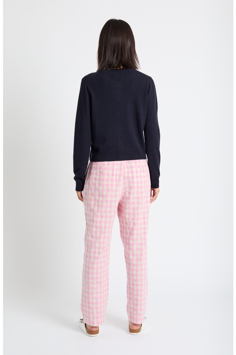Sneaky Snoopy Wool-Cashmere Cardigan, Alternate, color, Navy