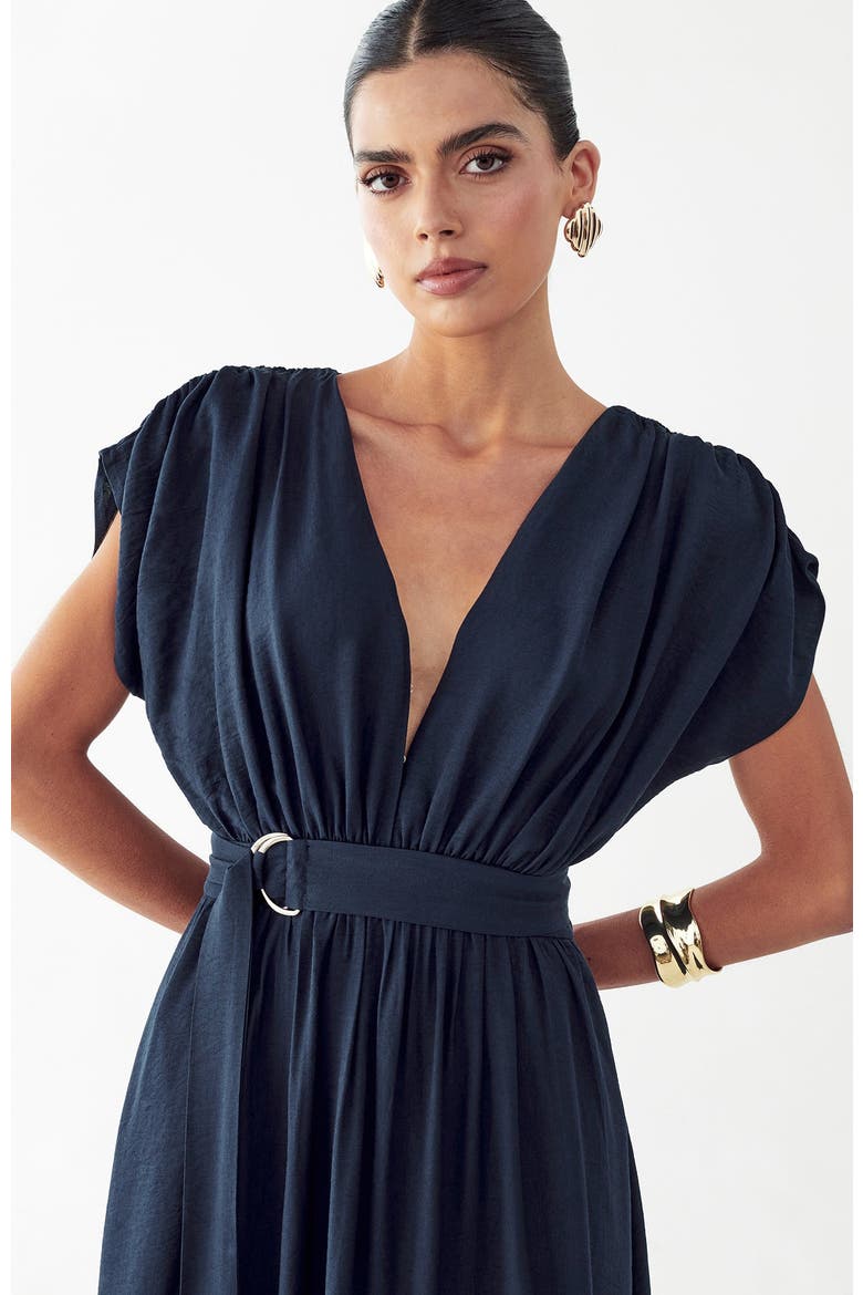 Este Midi Dress, Alternate, color, Navy Blue