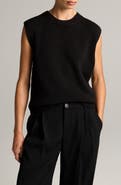 Vince Asymmetric Crewneck Sweater Vest