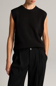 Vince Asymmetric Crewneck Sweater Vest