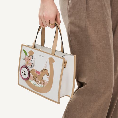 Radley Kentucky Derby Ss25 Small Open Top Satchel Bag In Chalk