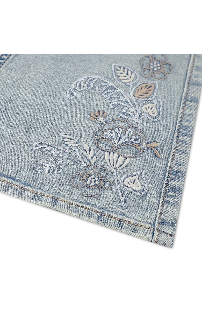 abercrombie kids Kids' Floral Trail Flare Leg Jeans, Alternate, color, Ripple