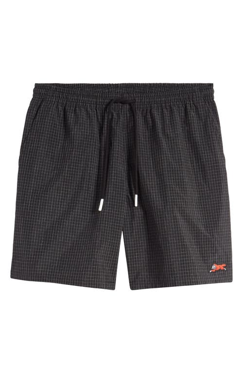 Icecream Pyramid Nylon Shorts In Black