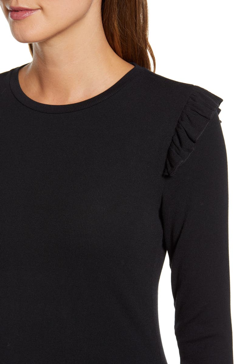 Rachel Parcell Pretty Shoulder Slim Sweater, Alternate, color,