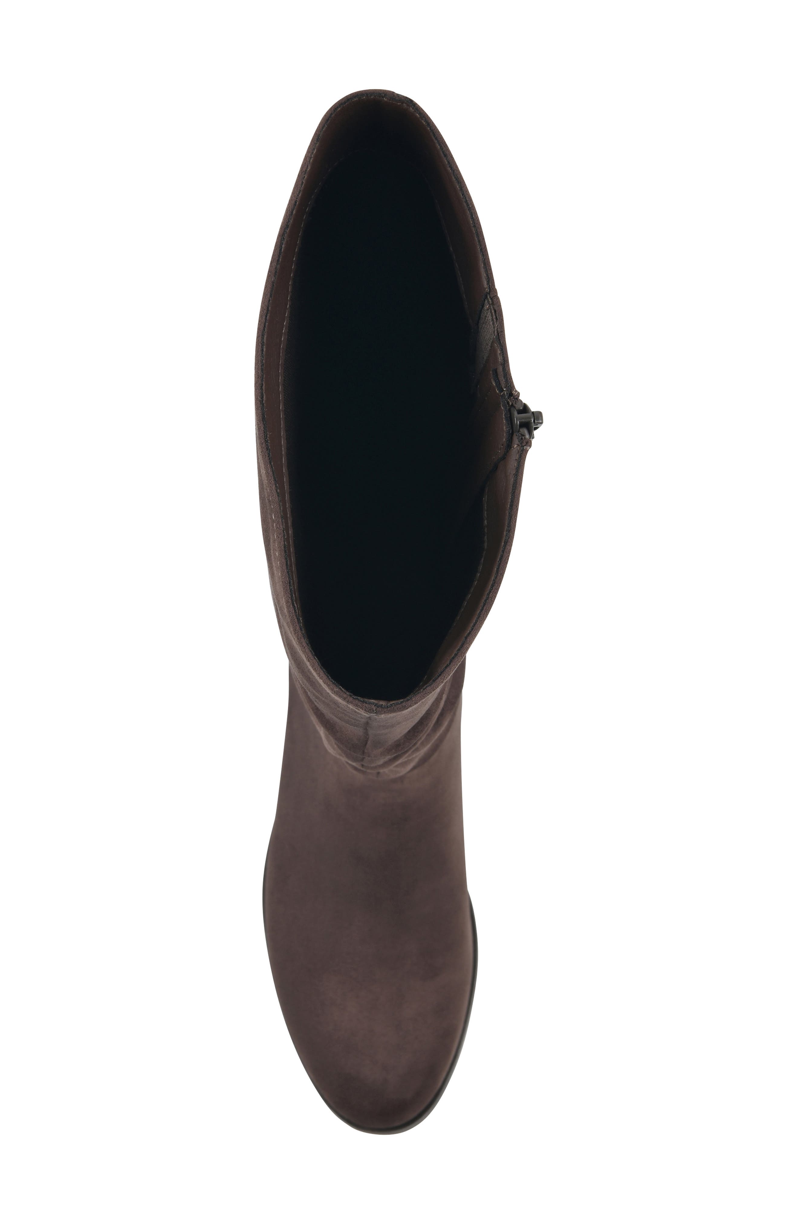 Barnes Tall Boot, Alternate, color, DARK BROWN/ FABRIC