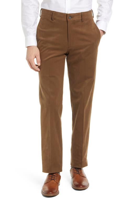Berle Charleston Khakis Flat Front Brushed Twill Pants in Tobacco  product