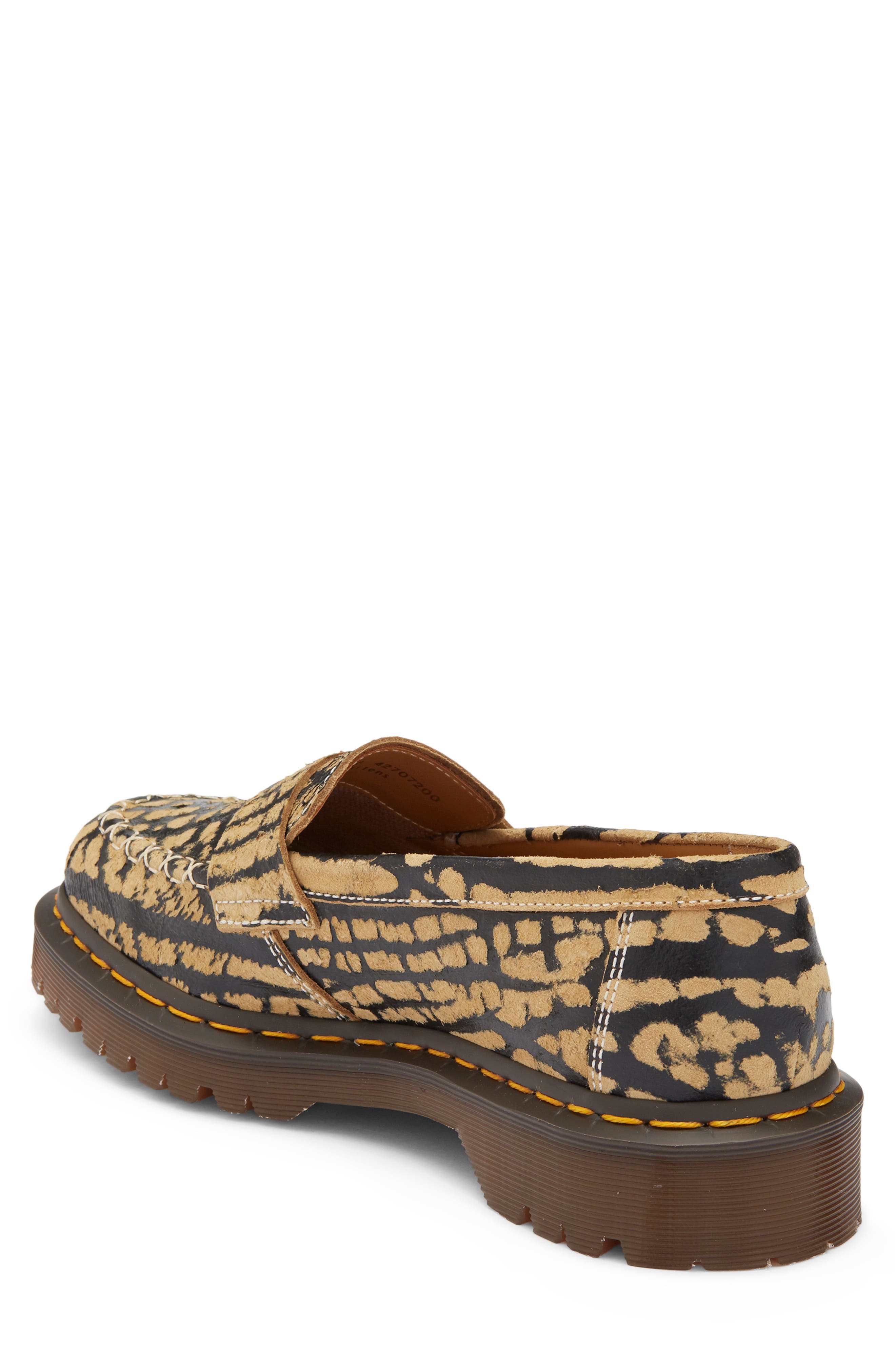 Dr. Martens Delapre Penny Loafer, Alternate, color, Teak And Black
