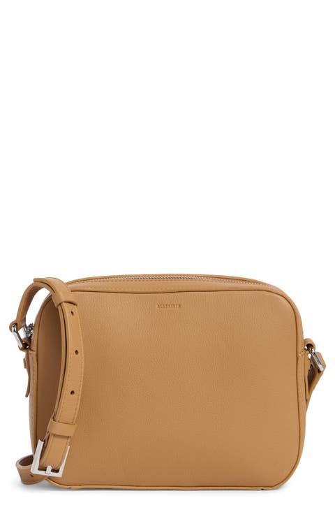 Captain Leather Square Crossbody Bag