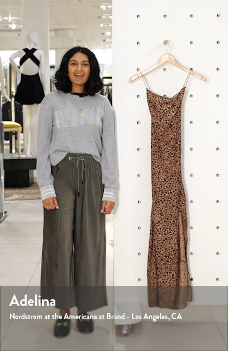 Love Bias Leopard Print Cover-Up Maxi Dress, sales video thumbnail