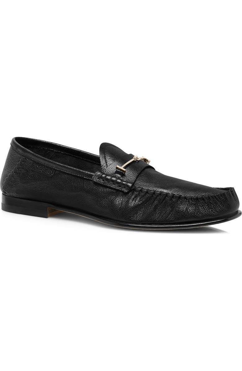 TOM FORD Ripley Bit Ruched Loafer, Main, color, Black