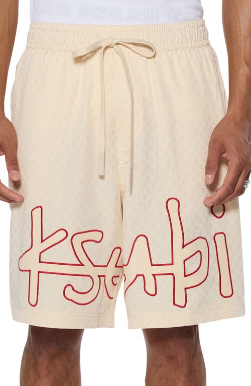 Shop Ksubi 1999 Box Life Shorts In Tan