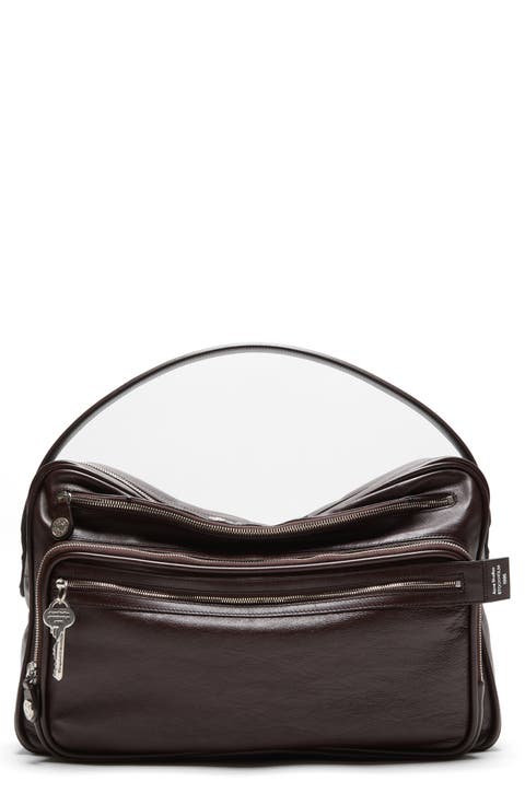 Medium Camero Leather Shoulder Bag