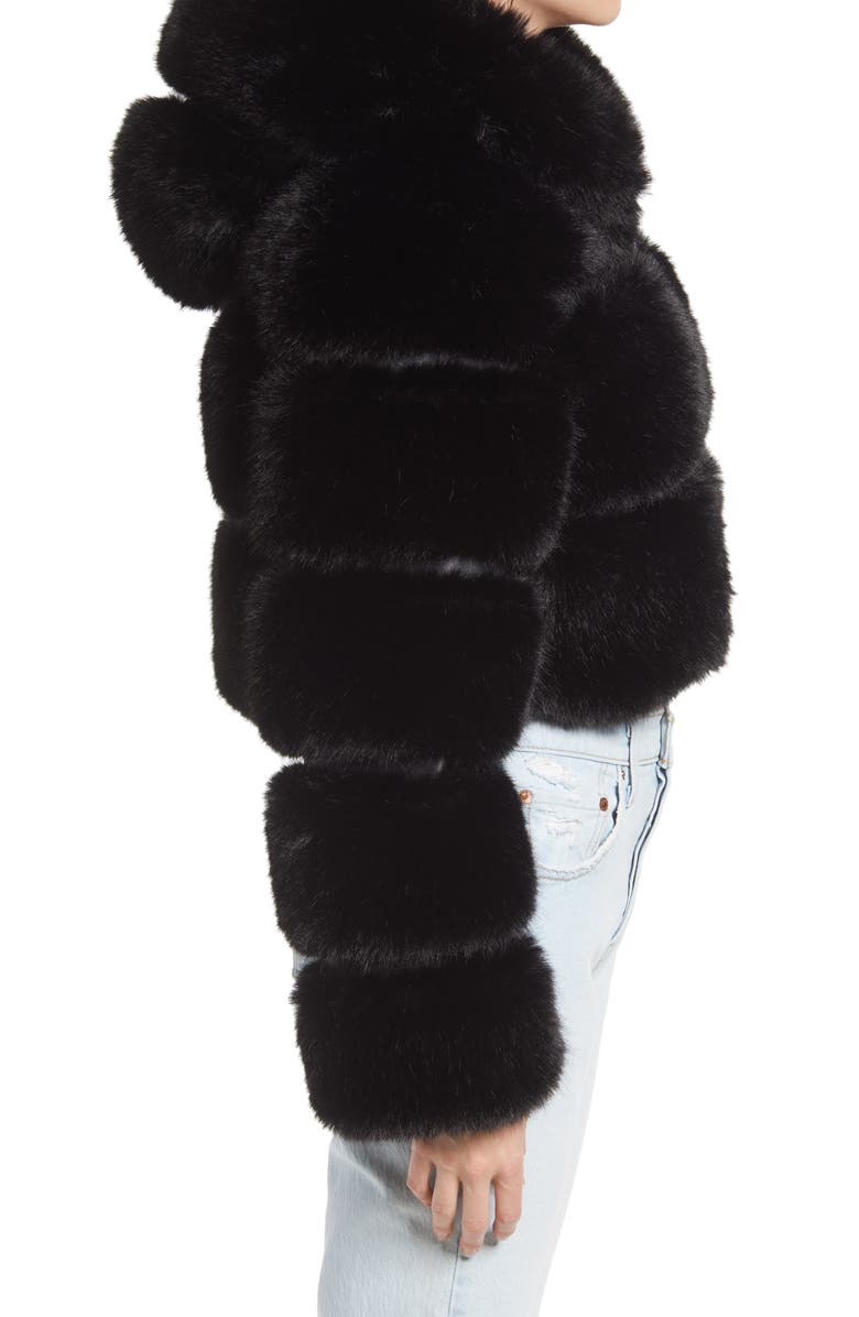 AZALEA WANG Faux Fur Puffer Jacket, Alternate, color,