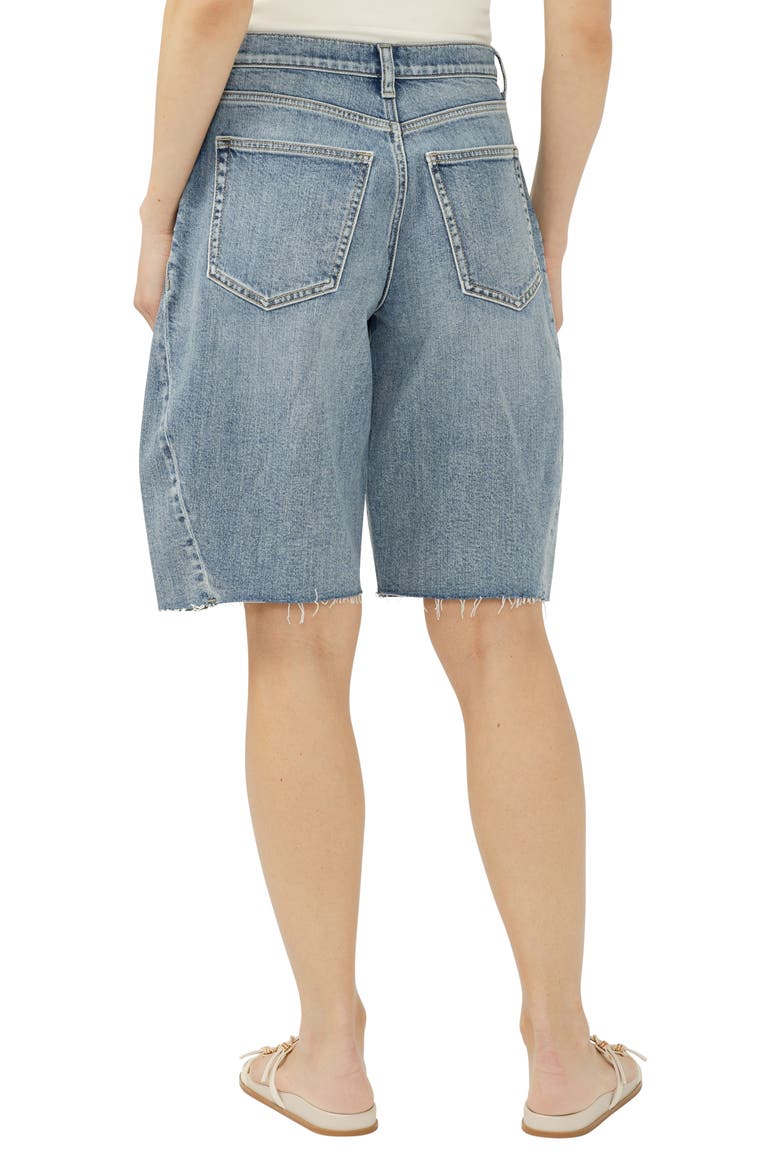 Curve Bermuda Denim Shorts, Alternate, color, MORRO