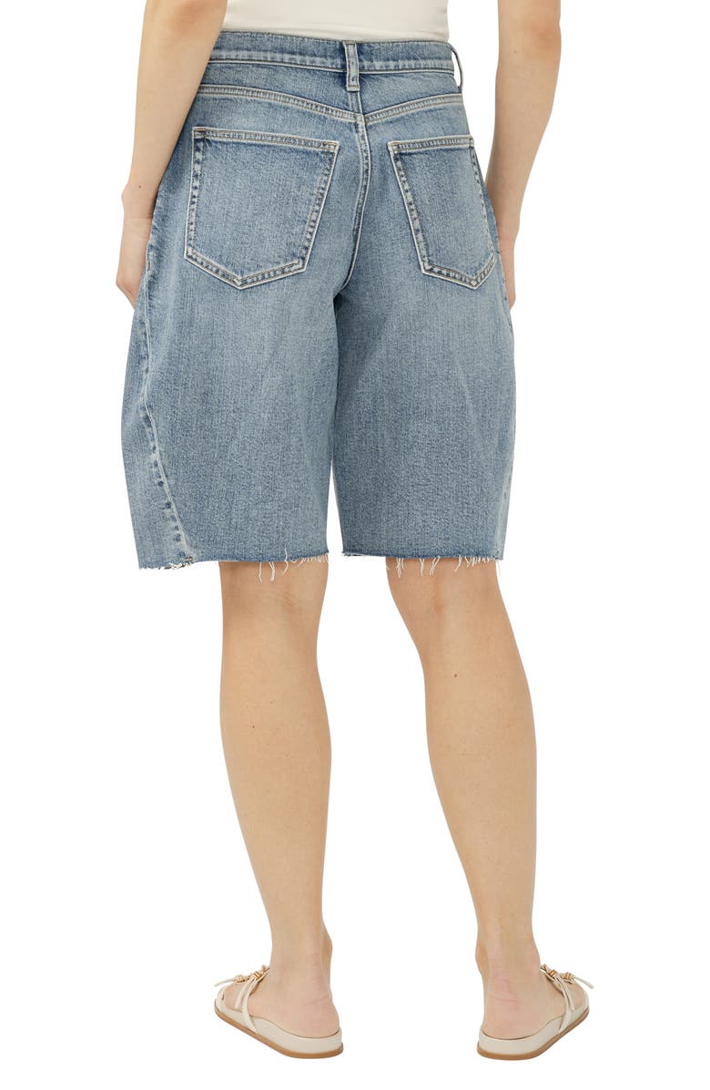 Silver Jeans Co. Curve Bermuda Denim Shorts, Alternate, color, 