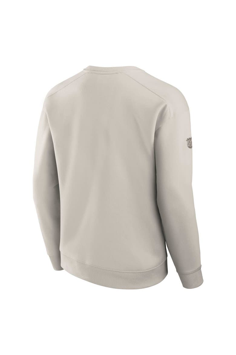 Men's Fanatics  Cream Washington Capitals Authentic Pro Road Fleece Pullover Sweatshirt, Alternate, color, Cream