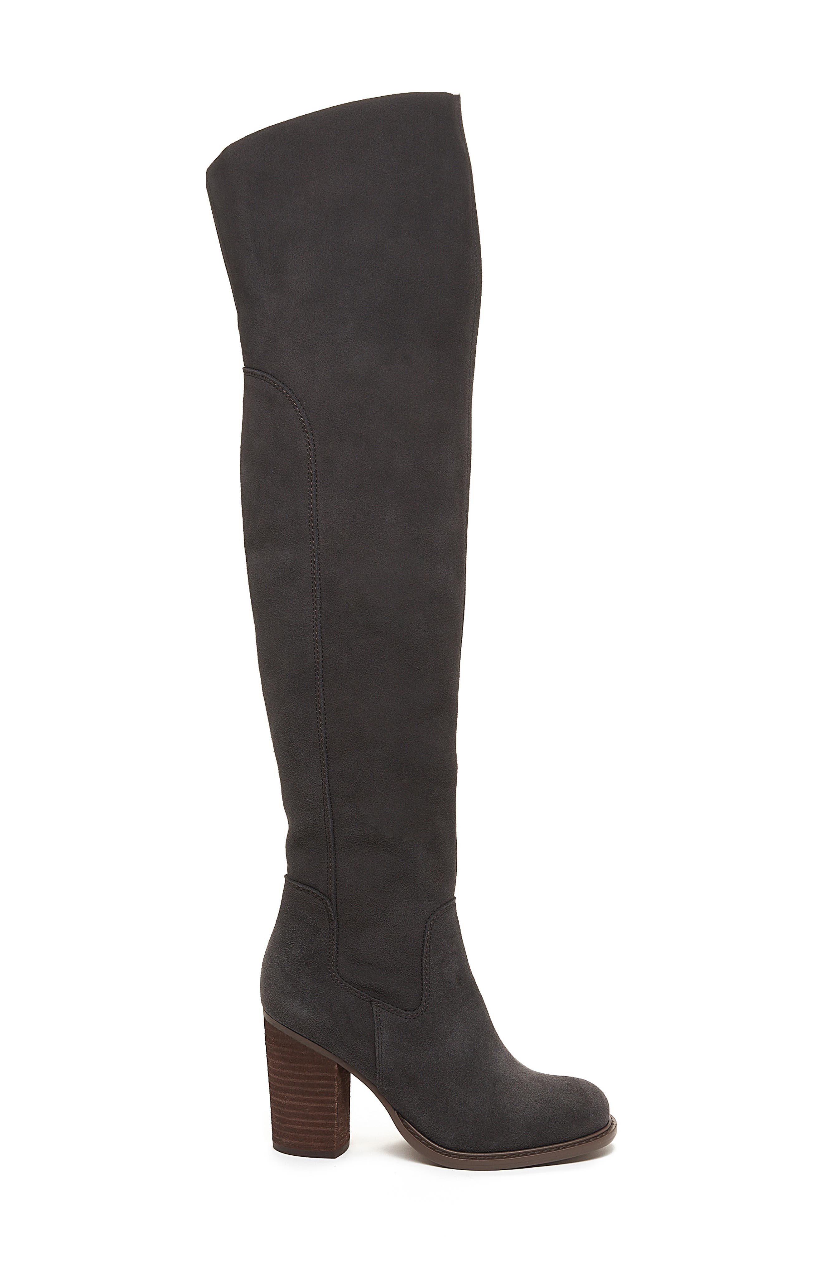 Kelsi Dagger Brooklyn Logan Over the Knee Boot, Alternate, color, Graphite