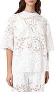 AllSaints Amelie Floral Lace T-Shirt