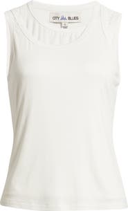 CITY BLUES Layered Look Tank
