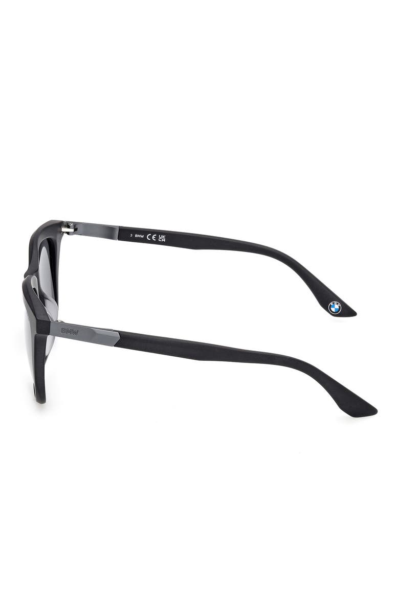 53mm Sunglasses, Alternate, color, MATTE BLACK / SMOKE