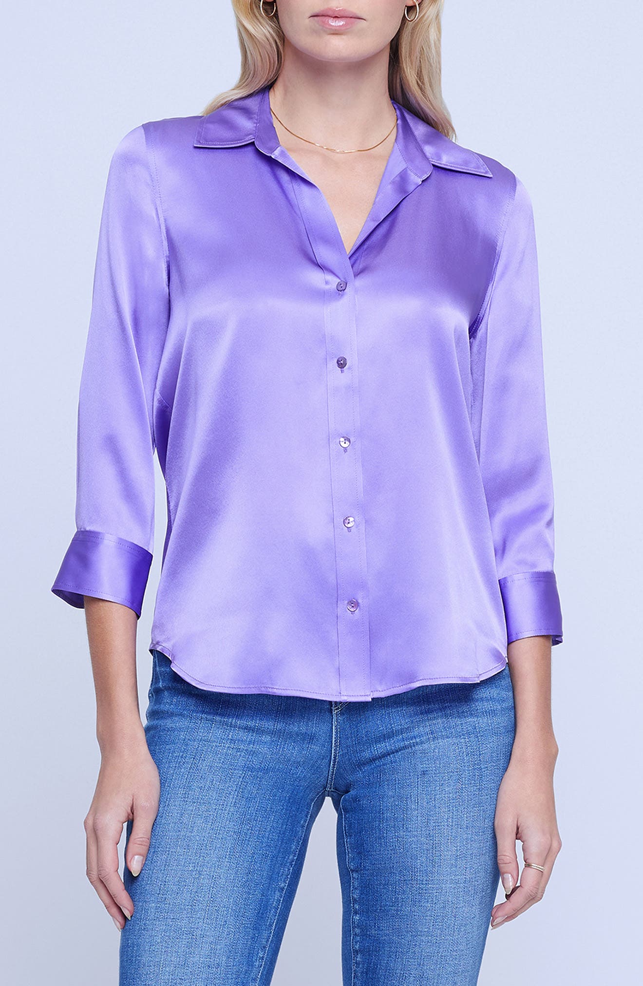 Dani Silk Charmeuse Blouse