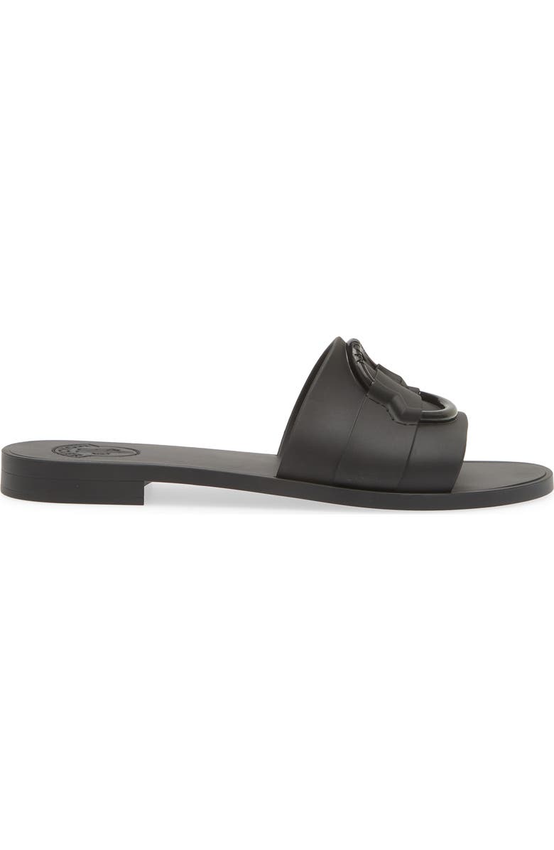 Moncler Bell Slide Sandal, Alternate, color,