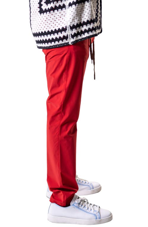 Maceoo Resistancesolid Red Drawstring Pants In Red
